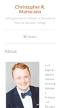 Mobile Screenshot of chrismarsicano.com